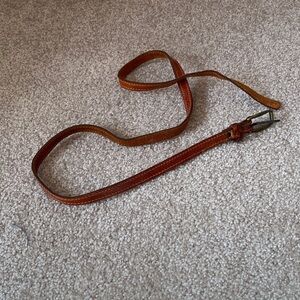 Brown Leather Men's Bag Strap